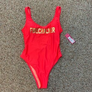 Pink One Piece Bodysuit